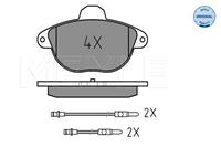 citroen Remblokkenset, schijfrem 0252314617W