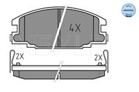opel Remblokkenset, schijfrem 0252154316W