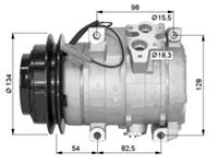 mitsubishi Compressor, airconditioning