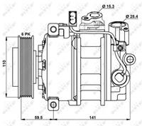 Audi Compressor, airconditioning