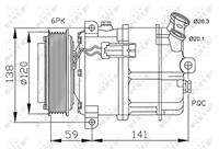 fiat Compressor, airconditioning