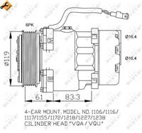 citroen Compressor, airconditioning 32040