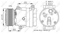 renault Compressor, airconditioning
