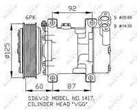 renault Compressor, airconditioning