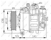 Audi Compressor, airconditioning
