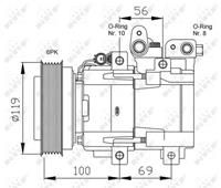 kia Compressor, airconditioning