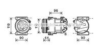 Alfa Compressor, airconditioning