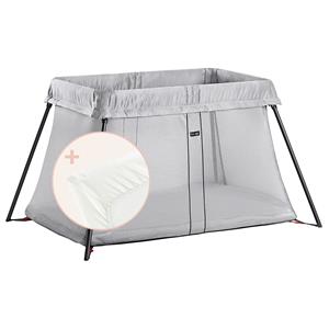 BABYBJORN Set reisbed light met hoeslaken