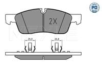 mercedes Remblokkenset, schijfrem 0252519219PD