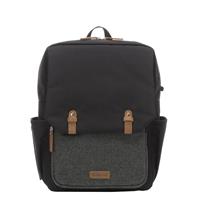 Babymel George Backpack black/tweed Luiertas