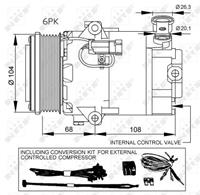 opel Compressor, airconditioning
