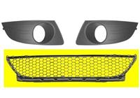 vanwezel Luchtrooster onder van wezel autoparts