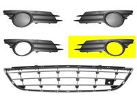 opel BUMPERGRILL LINKS ONDER met MISTLICHTGAT