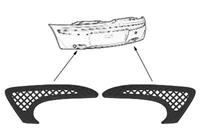 vanwezel Achterbumpergrille van wezel autoparts