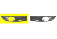 Volkswagen BUMPERGRILL ONDER RECHTS met MISTLICHTGAT