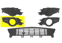 opel BUMPERGRILL ONDER RECHTS 1/06+ met MISTLICHTGAT -Chroom 3782594