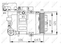 mercedes-benz Compressor, airconditioning