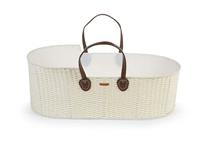 Wieg Childhome Moses Mand Offwhite/bruin (incl. matras)