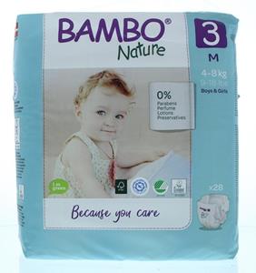 Bambo Nature Windeln - Midi - GrÃ¶ÃŸe 3 - Packung mit 28 Windeln