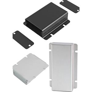 hammondelectronics Hammond Electronics 1455CF1201BK Universele behuizing 120 x 54 x 23 Aluminium Zwart 1 stuk(s)