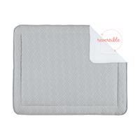 Bemini Laufstalleinlage Krabbeldecke Pady quilted Laufgitter grau