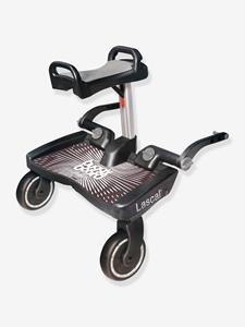 Universal Black Lascal Buggyboard Maxi Plattform für Kinderwagen mit grauem Sitz