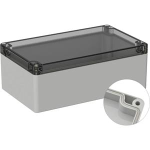 TRU COMPONENTS Universele behuizing 200 x 120 x 75 PC Grijs-wit (RAL 7035) 1 stuk(s)