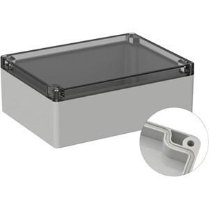 trucomponents TRU COMPONENTS TC-9065492 Outdoorbehuizing 200 x 150 x 75 Polycarbonaat Grijs-wit (RAL 7035) 1 stuk(s)