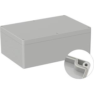 TRU COMPONENTS Universele behuizing 240.3 x 160.3 x 90 PC Grijs-wit (RAL 7035) 1 stuk(s)