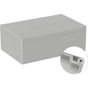 TRU COMPONENTS Universele behuizing 250 x 160 x 90 PC Grijs-wit (RAL 7035) 1 stuk(s)
