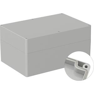 TRU COMPONENTS Universele behuizing 240.3 x 160.3 x 120 PC Grijs-wit (RAL 7035) 1 stuk(s)