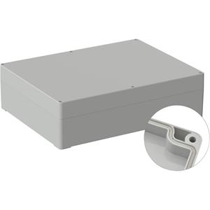 TRU COMPONENTS Universele behuizing 300 x 230 x 85 ABS Grijs-wit (RAL 7035) 1 stuk(s)