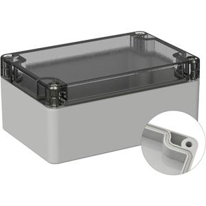TRU COMPONENTS Universele behuizing 120 x 80 x 55 PC Grijs-wit (RAL 7035) 1 stuk(s)