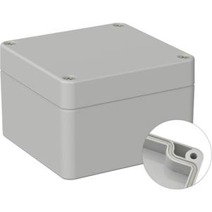 TRU COMPONENTS Universele behuizing 122 x 120 x 85 ABS Grijs-wit (RAL 7035) 1 stuk(s)