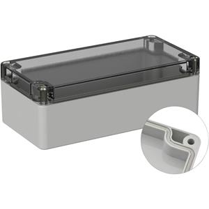 trucomponents TRU COMPONENTS TC-9065476 Outdoorbehuizing 160 x 80 x 55 Polycarbonaat Grijs-wit (RAL 7035) 1 stuk(s)
