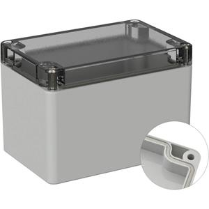 TRU COMPONENTS Universele behuizing 120 x 80 x 85 PC Grijs-wit (RAL 7035) 1 stuk(s)