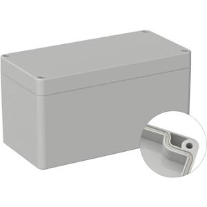 TRU COMPONENTS Universele behuizing 160 x 80 x 85 PC Grijs-wit (RAL 7035) 1 stuk(s)