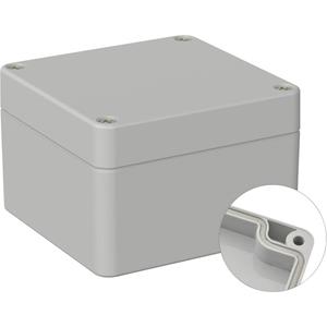 TRU COMPONENTS Universele behuizing 122 x 120 x 85 PC Grijs-wit (RAL 7035) 1 stuk(s)