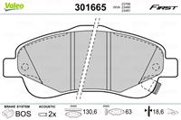 Valeo Remblokken TOYOTA 301665 0446505130,0446505131,0446505140 Remblokkenset,Remblokkenset, schijfrem 0446505170,0446505210,0446505220,0446505221