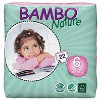 Bambo Nature Windeln - XL Plus - GrÃ¶ÃŸe 6 - Packung mit 20 Windeln