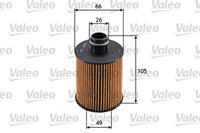 Oliefilter Valeo, u.a. für Fiat, Vauxhall, Suzuki, Alfa Romeo, Chevrolet, Opel, Ford, Lancia, Citroën, Peugeot, Saab, Piaggio