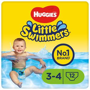 3x  Little Swimmers maat 3-4 (7-15 kg) 12 stuks