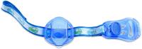 chicco Fopspeenriem met speenbescherming, clip en klittenband in blauw