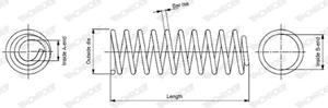 MONROE Federn MONROE OESpectrum SPRINGS SP0681 Fahrwerksfedern,Schraubenfeder FIAT,LANCIA,CROMA 154,THEMA 834,THEMA SW 834