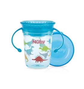 Nuby 360º Wonder Beker Met Handvat 240 ml Aqua