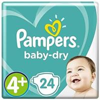 Pampers 4x  Baby Dry Luiers Maat 4+ 24 stuks