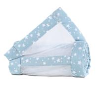 Babybay Nestchen Mesh-Piqué Original azurblau Sterne 149x25 cm