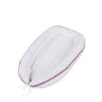 Babybay Kuschelnest weiß Sternemix sand/beere