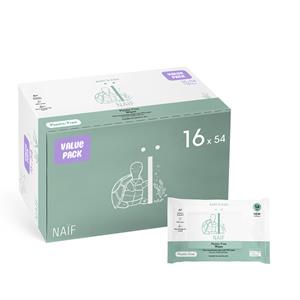 Naïf Plastic Vrije Billendoekjes 16-Pack