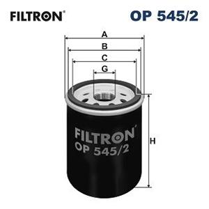 FILTRON Ölfilter OP 545/2 Motorölfilter,Wechselfilter FORD,FIAT,HYUNDAI,KA RU8,GRANDE PUNTO 199,PUNTO 188,PANDA 169,500 312,STILO 192,BRAVO II 198